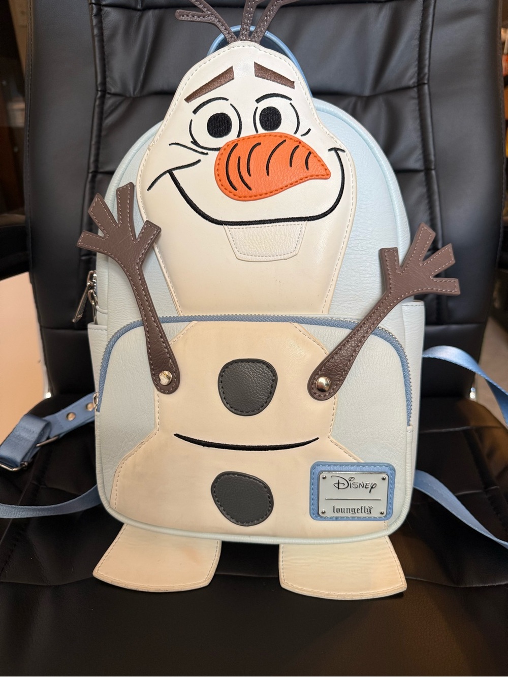 Loungefly Light Blue Olaf Backpack